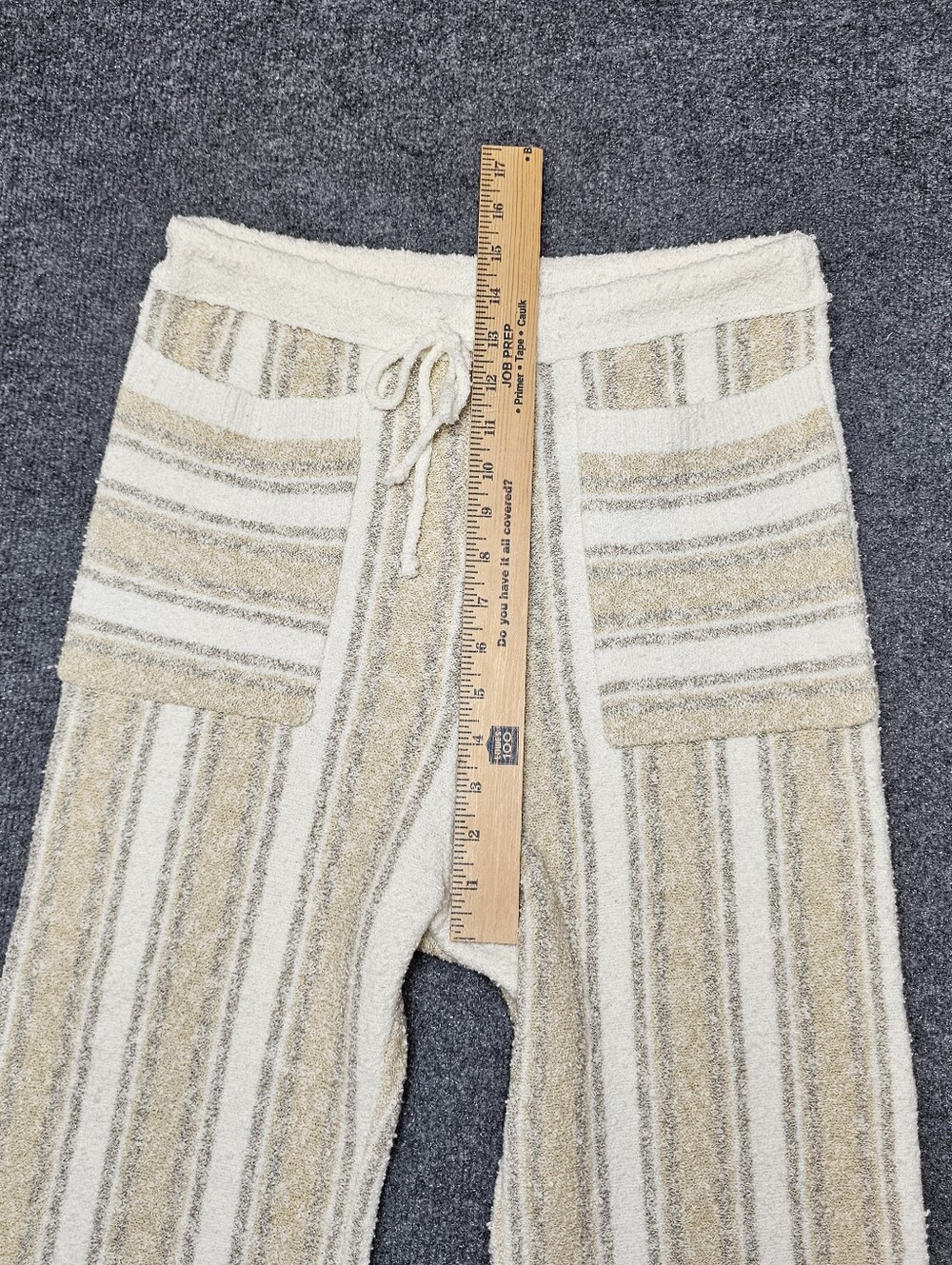 Free People Striped Baja Hoodie & Pant Set - Oversized Woven Terry - Size S - Picture 11 of 12